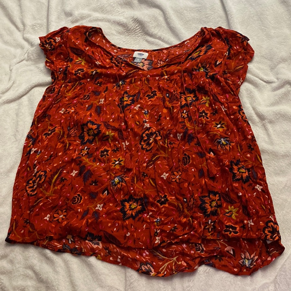 Old Navy Women’s Blouse; burnt orange; size: XL